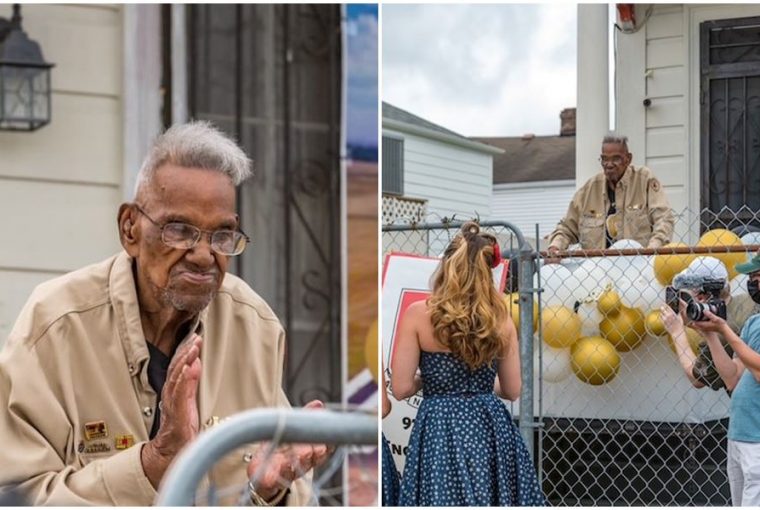 112 eves lett a legidosebb veteran