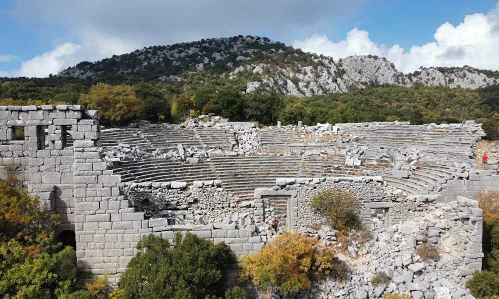 Sasfészekként magasodott Termessos ókori városa Sasfészekként magasodott Termessos ókori városa