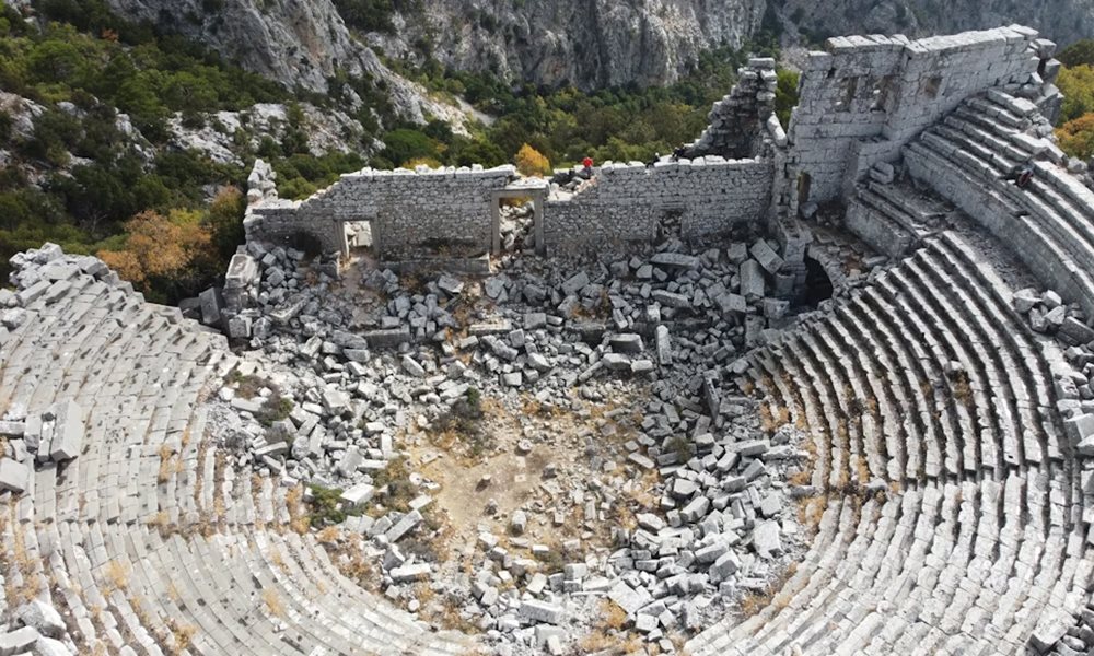 Sasfészekként magasodott Termessos ókori városa Sasfészekként magasodott Termessos ókori városa