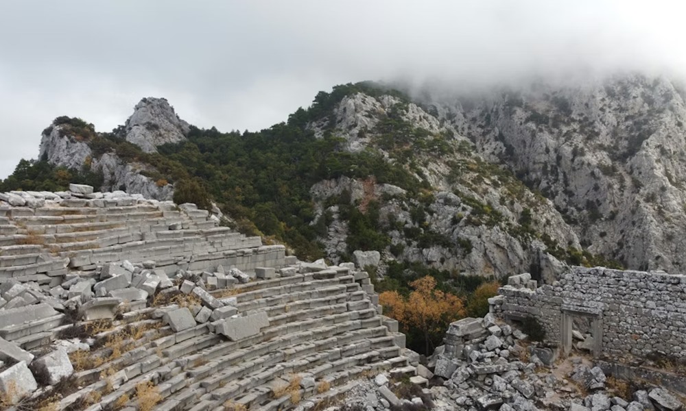 Sasfészekként magasodott Termessos ókori városa Sasfészekként magasodott Termessos ókori városa