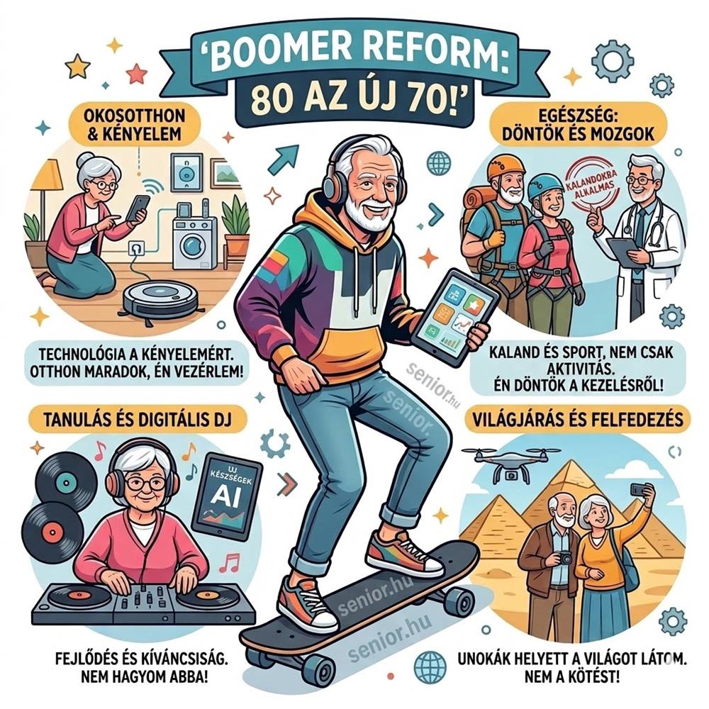 80 az új 70? Ahogy a boomerek átírják az időskor szabályait