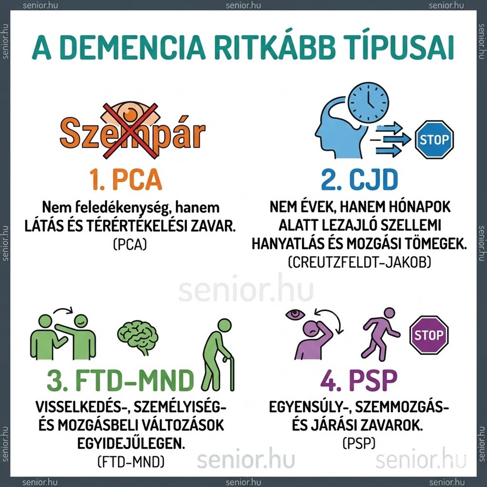 A demencia nem mindig feledékenységgel kezdődik