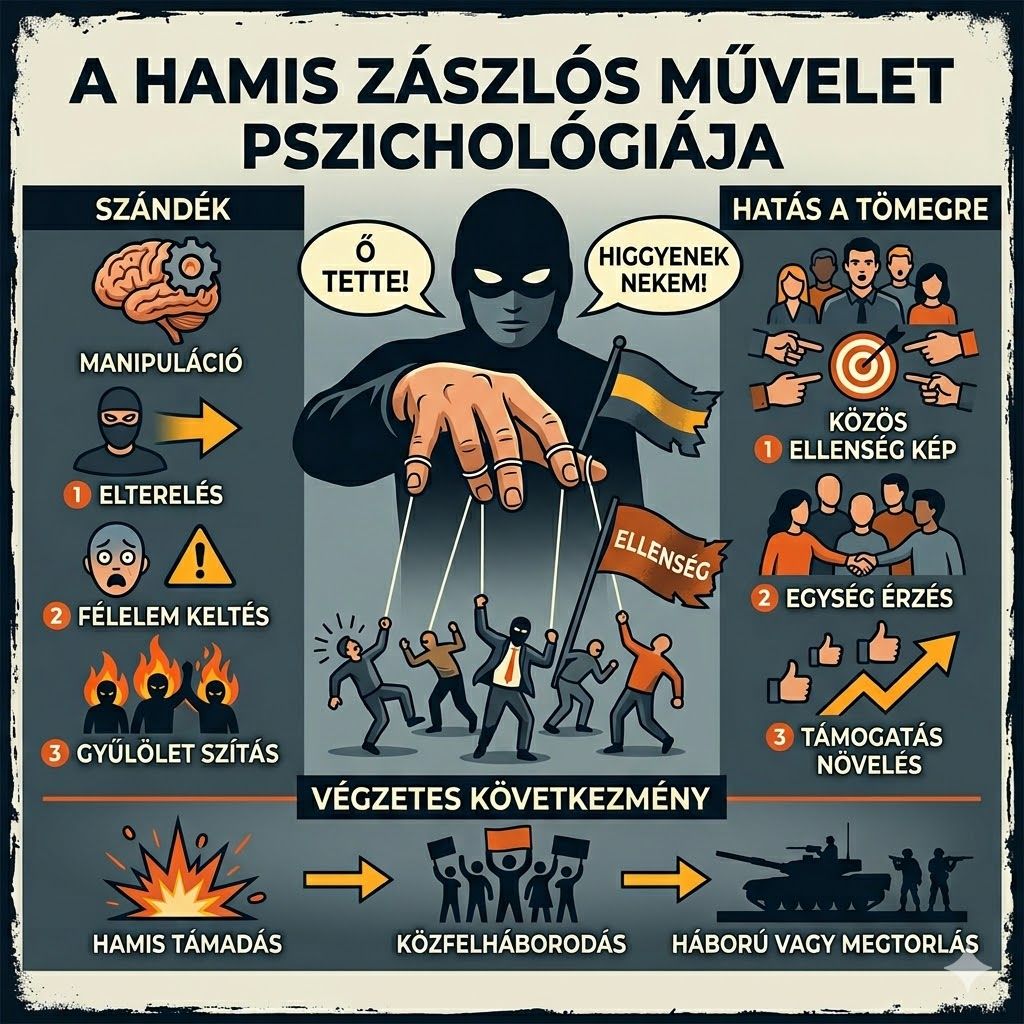 Hamis zászlós művelet: amikor valaki úgy támad, hogy közben másra kenné az egészet