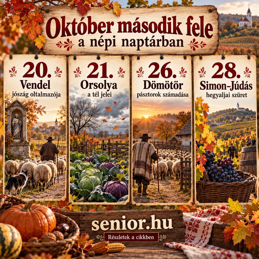Népi naptár nyomában: Október második fele